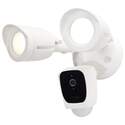 STARFISH™ WiFi White Starfish-Enabled LED Security Floodlight With Smart Security Camera