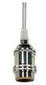 10-Foot Polished Nickel Medium Base Lampholder 4-Piece