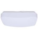 14-Inch Led Cloud Flush Mount Fixture White Square