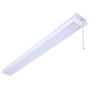 LED 4 Foot Ceiling Wrap With Pull Chain 39 Watts White Finish