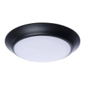 7-Inch Black LED Flush Mount Disk Light