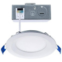 10.3-Watt 850-Lumens Led Low Profile Regress Baffle Downlight