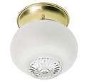 1-Light 6-Inch Polished Brass Flush Mount Ceiling Light Fixture