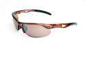 Forerunner Shiny Brown Half Frame Brown Mirror Lens Safety Glasses