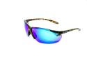 Skipper Turtle Shell Half Frame Ice Blue Lens Safety Glasses