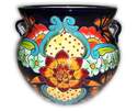 14-Inch Hand-Painted Michoacana Large Pot