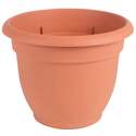 16-Inch Terra Cotta Plastic Ariana Planter