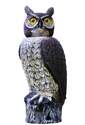18-Inch Natural Enemy Scarecrow Rotating Head Owl 
