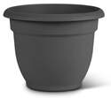 Ariana 16-Inch Charcoal Plastic Self-Watering Planter