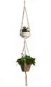 60-Inch Woven Cotton 2-Tier Plant Hanger