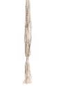 17-Inch Natural Woven Cotton Zig Zag Plant Hanger 