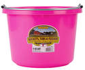 8-Quart Hot Pink Plastic Bucket