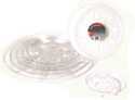 Heavy Duty Clear Plastic Saucer 10 in