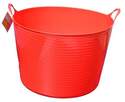 7-Gallon Red Plastic Flex Tub 