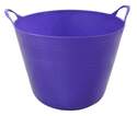 7-Gallon Purple Plastic Flex Tub 