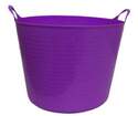 12-Gallon Purple Plastic Flex Tub