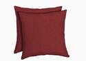 16-Inch Ruby Leala Texture Outdoor Throw Pillow