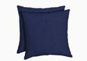 16-Inch Sapphire Leala Texture Outdoor Throw Pillow