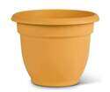 8-Inch Earthy Yellow Plastic Ariana Self Watering Planter