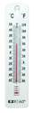 6-1/2-Inch, White, Indoor /Outdoor Thermometer