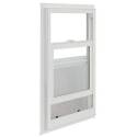 32 x 52-Inch White Vinyl Single Hung Window With Low-E Glass