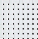 12-Inch x 12-Inch White Elegance Basketweave Mosaic Tile Sheet