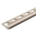 3/8-Inch Satin Nickel R-Shaped Bullnose