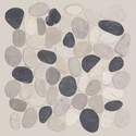 12-Inch x 12-Inch Tranquil Cool Blend Pebble Brookstone Flat Mosaic, 9.05 Sq. Ft.