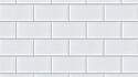 3 x 6-Inch White Grandeaur Beveled Gloss Ceramic Tile, 10.66 Sq. Ft.