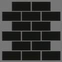 2-Inch x 4-Inch Brick Pattern Glass Ascendant Mosaic Abyss