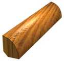 7-Foot 10-Inch Sawmill Hickory Quarter Round Molding