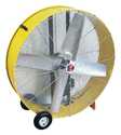 42-Inch Yellow Belt Driven Drum Fan 6.5-Amp 1-Hp