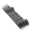 1-1/4-Inch X 24-Inch Charcoal Gray VistaFoam Closure Strip For Corrugated Panels Without Adhesive