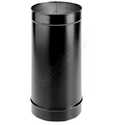 8-Inch X 24-Inch DuraBlack Single Wall Black Pipe
