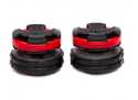 Black/Red Broadband Split Limb Dampener 2-Pack