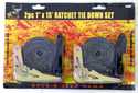 2-Piece 1-Inch X 15-Foot Camo Ratchet Tie Down Set