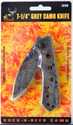 7-1/4-Inch Gray Camouflaged Knife