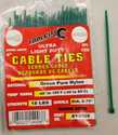 4-Inch 18-Pound Green Ultra Light Duty Cable Tie, 100-Piece