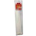Tool City, 18-Inch, 120-Pound, Natural, Heavy Duty Cable Tie, 50-Piece