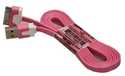 Pink 60-Inch 30-Pin Flat Charge Cable