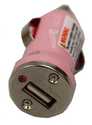 Pink 1-Amp Compact Car Charger