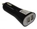 Black 2.1/1-Amp Dual Dc Charger