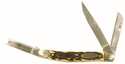 3-1/2-Inch 3 Blade Bone Handle Knife
