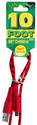 10-Foot Red Type C Android Charger Cord