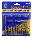 Power Nutdriver And Bit Set 13-Piece