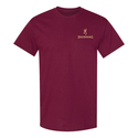 Browning Duck Camo Buckmark T-Shirt In Maroon, Size Medium