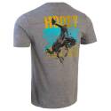 Graphite Heather Ride 'Em Short Sleeve Men's T Shirt, S