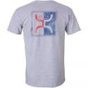 Sport Gray Logo Short Sleeve Men's T Shirt, M