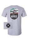 Sport Gray Cheyenne Short Sleeve Men's T Shirt, 3XL