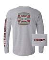 Sport Gray Serape Emblem Logo Long Sleeve Men's T Shirt, S